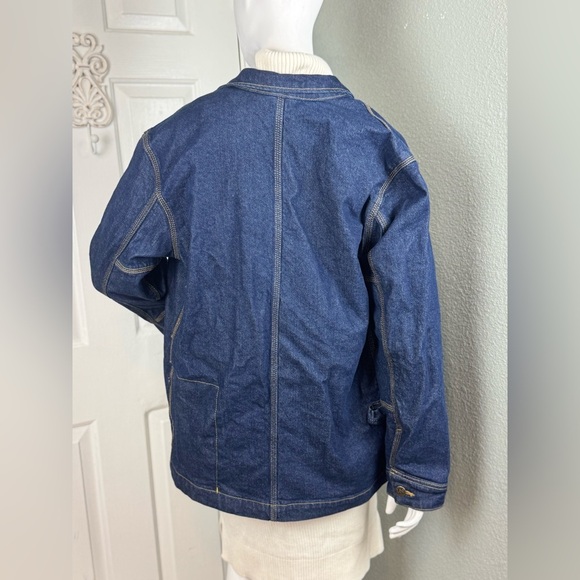LEE 101 '70S WORKWEAR LOCO JACKET BLUE DENIM SIZE SMALL - Picture 4 of 13
